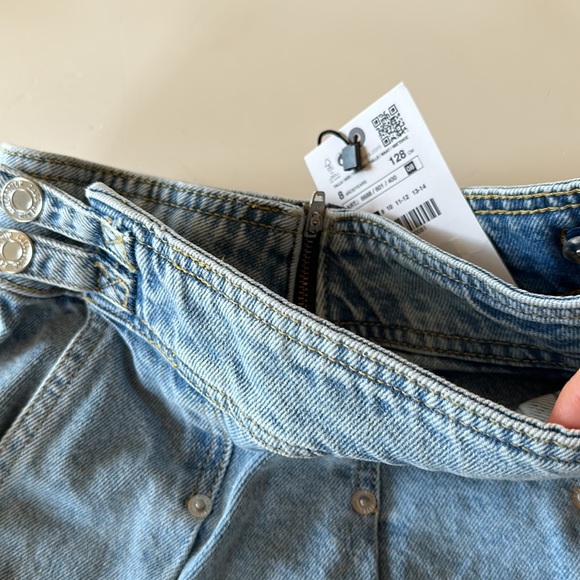 Zara Girls Denim Skort, Brand New!  Size 8 - Picture 3 of 6